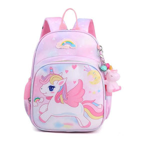 Mochila Infantil Unicórnio - Rosa e Lilás - Loja Mega Mania