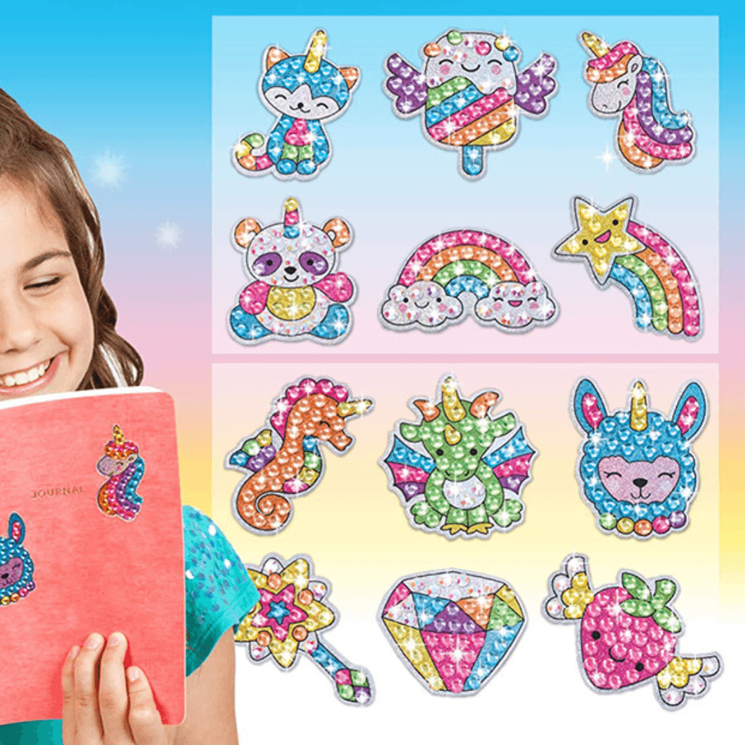 Kit Pintura Infantil de Diamante 5D - Adesivos - Loja Mega Mania