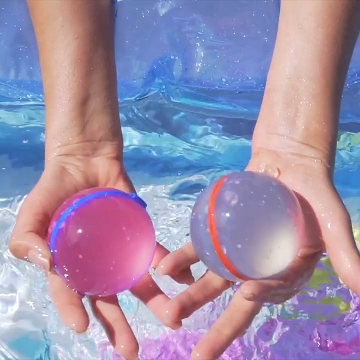Balões de Água Reutilizáveis - Brinquedo de Verão - Loja Mega Mania