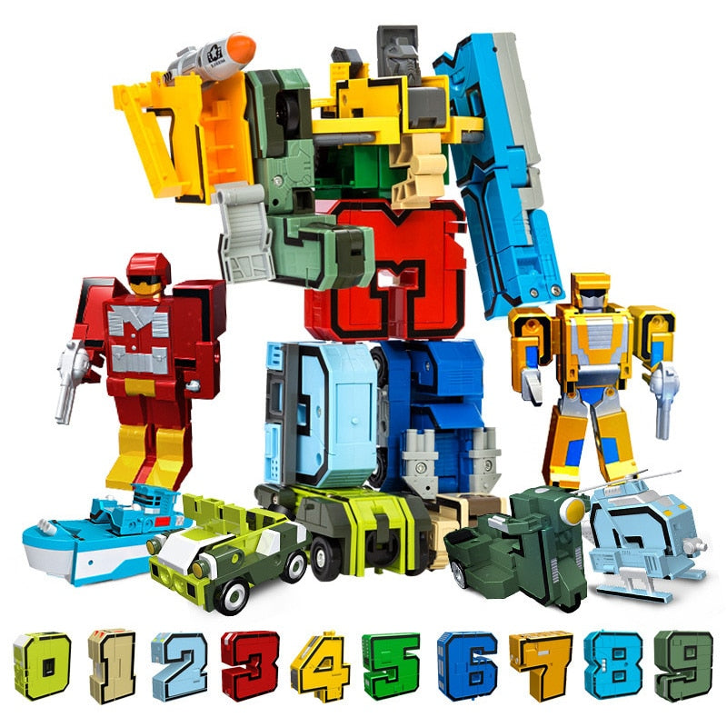 Super Transformers - Números, Veículos e o Super Robô - Loja Mega Mania