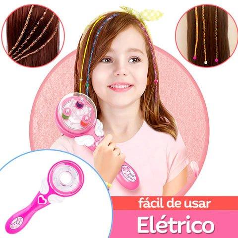 Kit de Fazer Tranças Infantil Máquina de Fazer Tererê - Loja Mega Mania